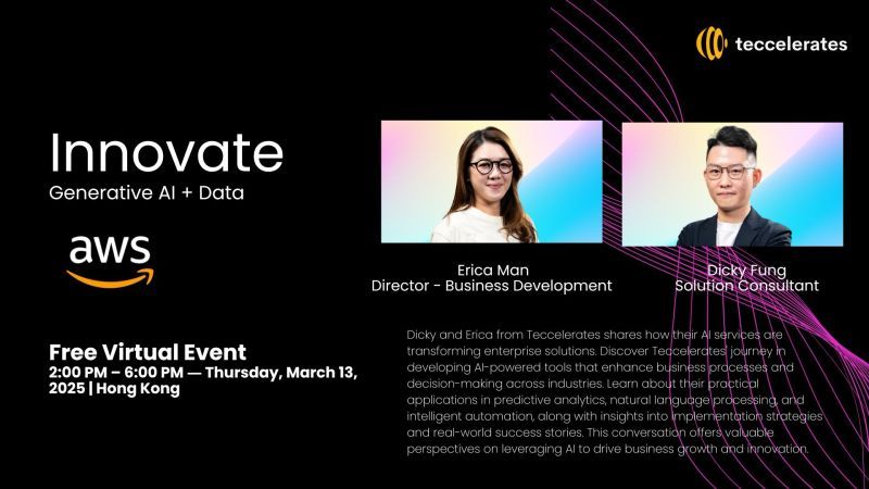 AWS Innovate | Teccelerates: Accelerating AI Innovation